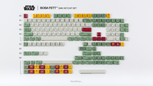 Load image into Gallery viewer, Render of GMK CYL Boba Fett keycap set