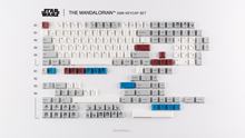 Load image into Gallery viewer, Render of GMK CYL Mandalorian keycap set