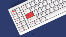Load image into Gallery viewer, Render of GMK CYL Parcel on a white keyboard zoomed in on left