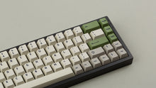 Load image into Gallery viewer, Ghostbustin PBT Keycaps on a black keyboard zoomed in on right