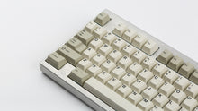 Load image into Gallery viewer, GMK CYL Hineybeige on a silver keyboard close up on left side