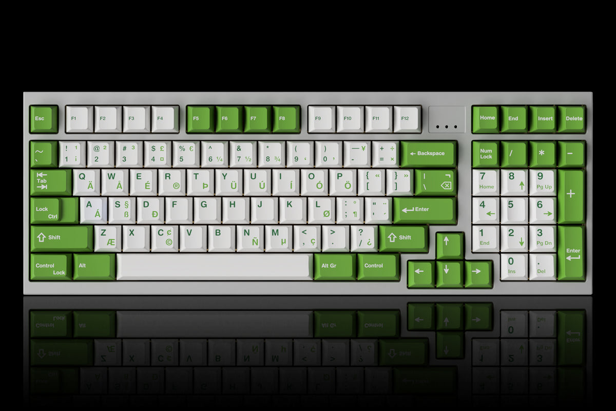  JTK Royal Alpha on a gray keyboard centered 