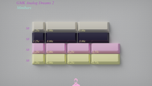 Load image into Gallery viewer, render of GMK Analog Dreams R2 Minibars Kit