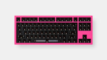 Load image into Gallery viewer, nebula pink NK87 with a black plate
