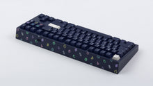 Load image into Gallery viewer, dark blue NK87 case with included dark milkshake themed keycaps back view