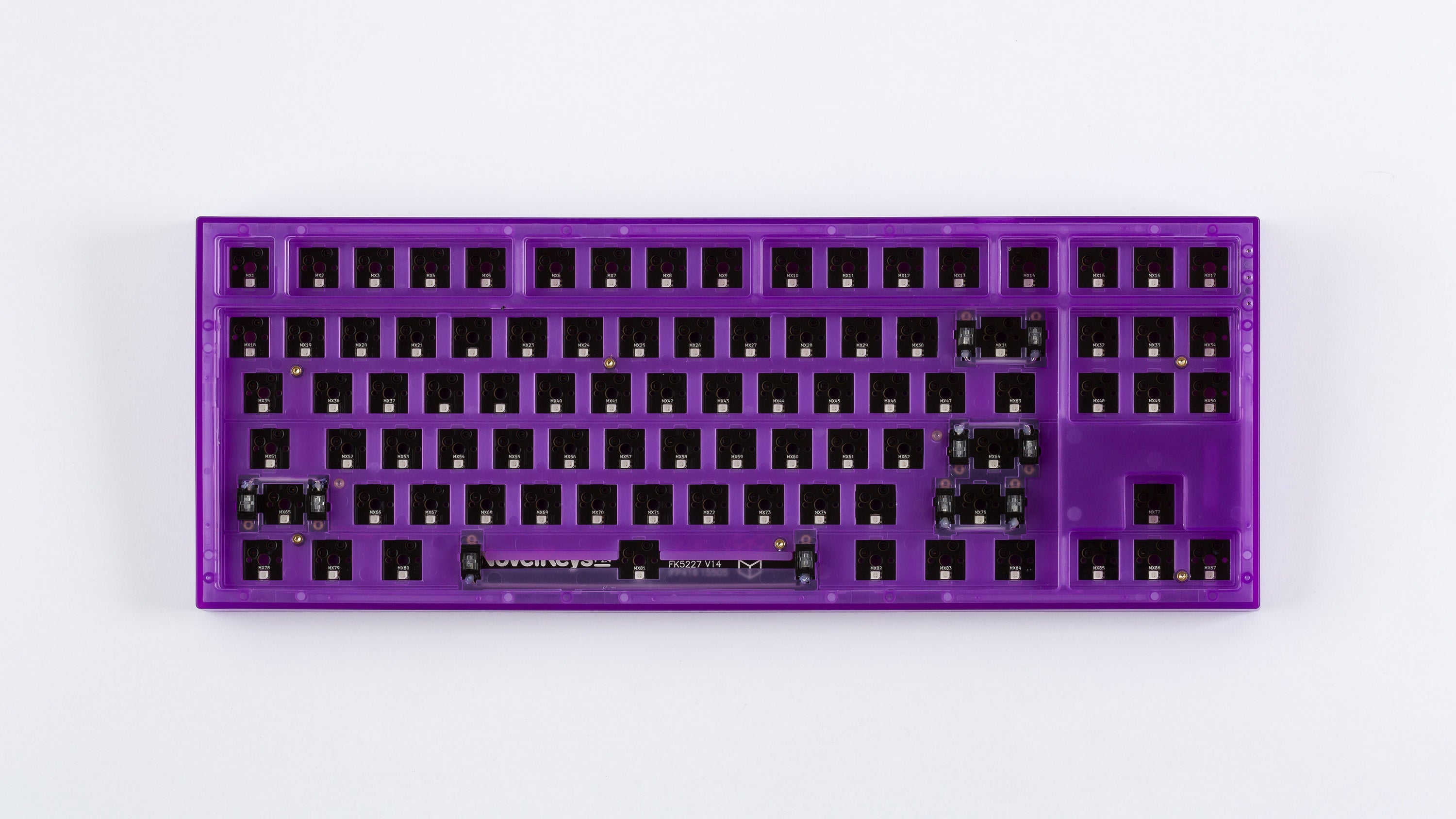 Novelkeys NK87 Aluminum Edition sold Pink Custom Gaming Keyboard