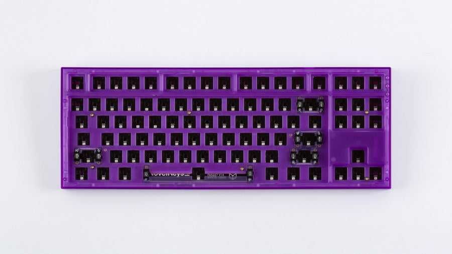 NovelKeys NK87 Entry Edition TKL in the official Atomic Purple colorway