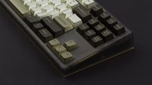Load image into Gallery viewer, Aluve keycaps on smoke NK87 zoomed in on right