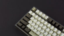 Load image into Gallery viewer, Aluve keycaps on smoke NK87 zoomed in on left