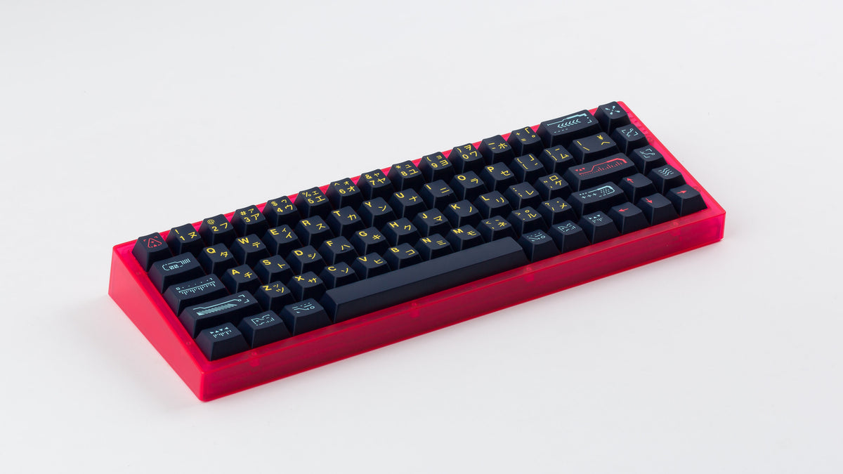  pink case featuring awaken keycaps 