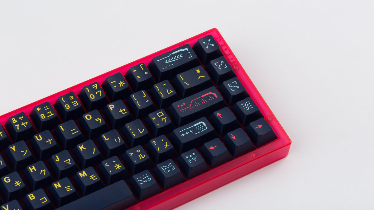  pink case featuring awaken keycaps right side 