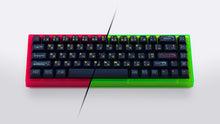 Load image into Gallery viewer, pink and green case preview featuring awaken keycaps