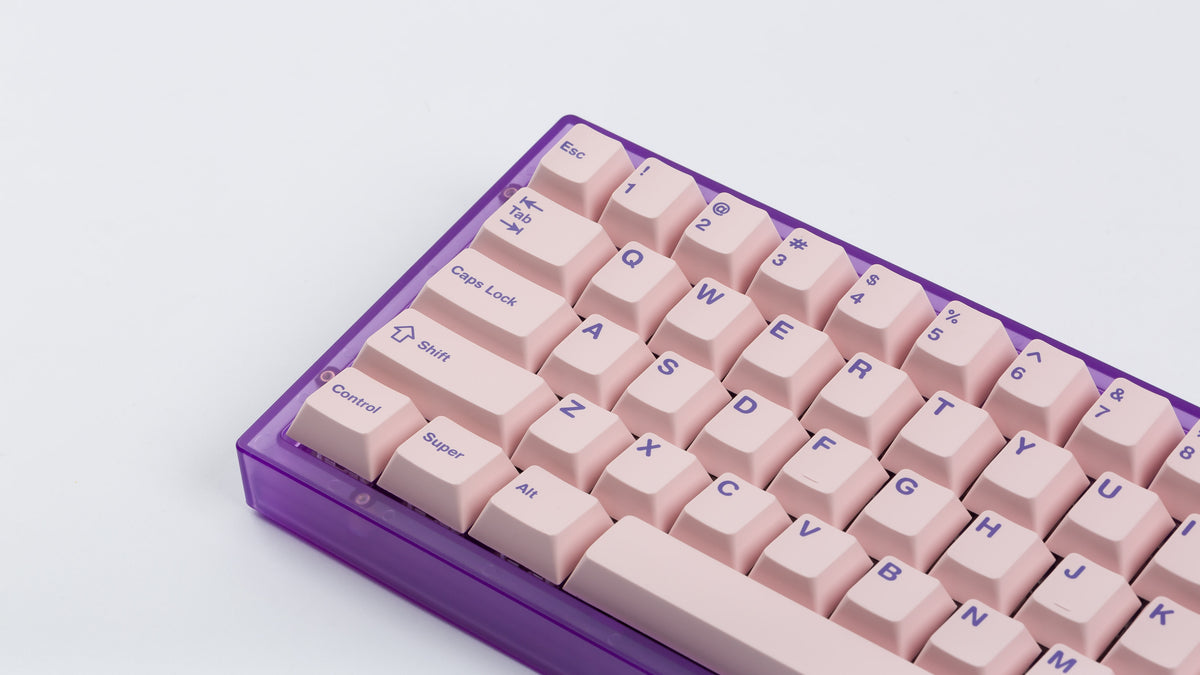  Cherry Blossom on a purple keyboard zoomed in left 
