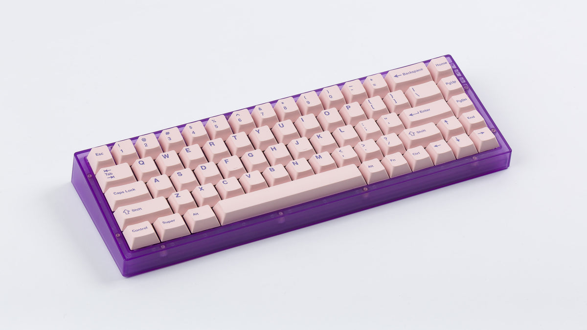  Cherry Blossom on a purple keyboard angled 