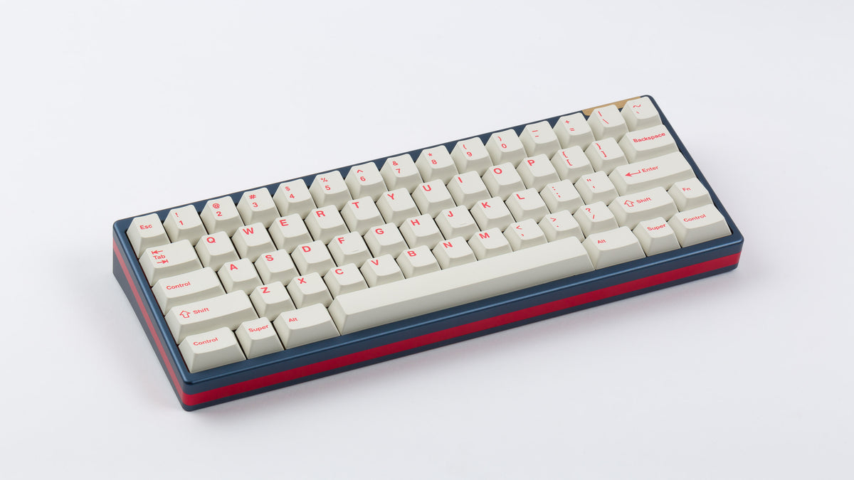  Cherry Ember on a blue and red keyboard angled 