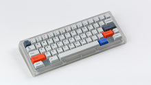 Load image into Gallery viewer, Cherry Industrial Keys on a translucent keyboard angled