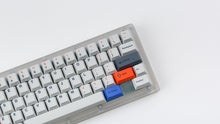 Load image into Gallery viewer, Cherry Industrial Keys on a translucent keyboard zoomed in on right