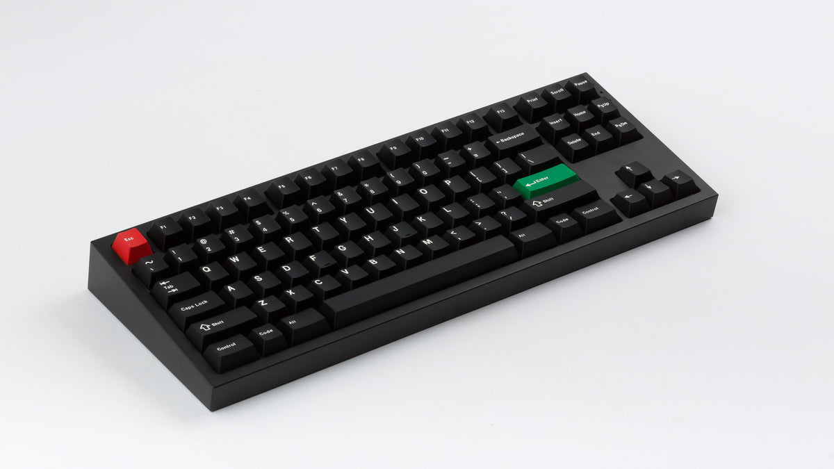  Key Kobo WoB on a black NK87 keyboard angled 