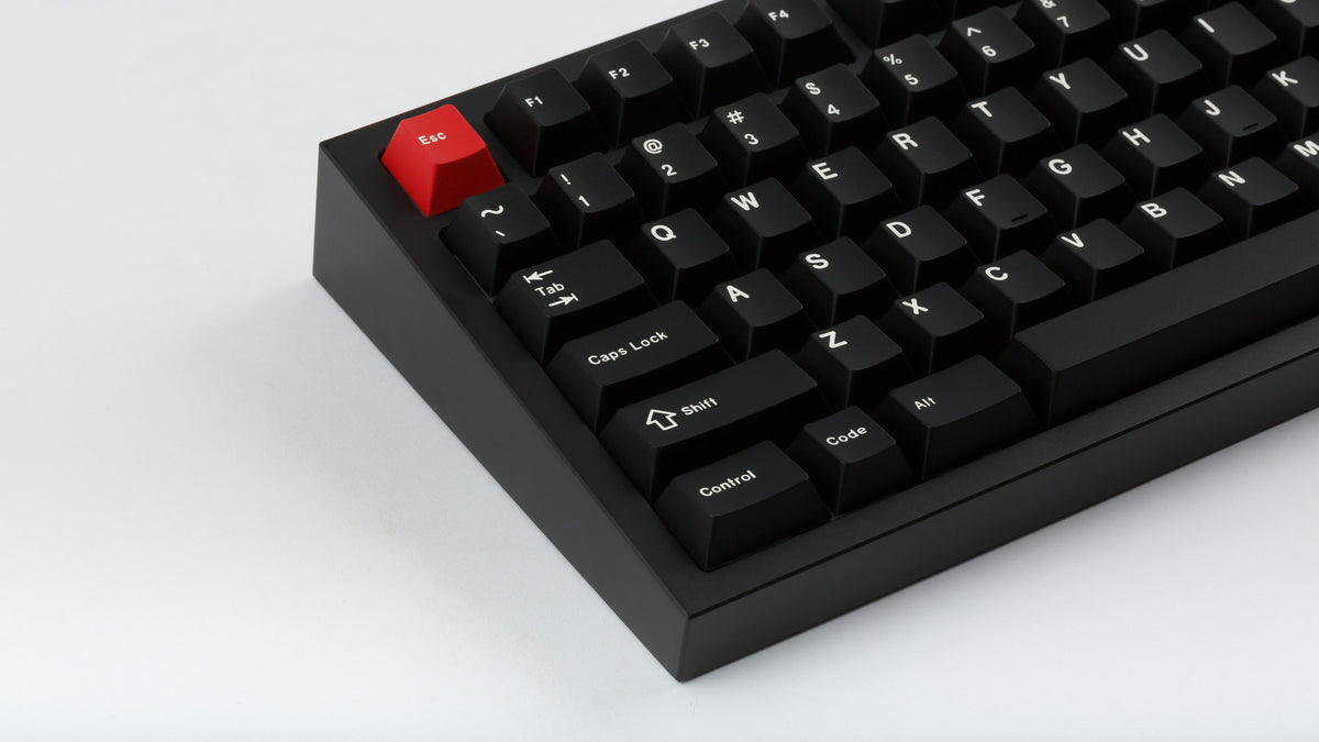  Key Kobo WoB on a black NK87 keyboard zoomed in on left 