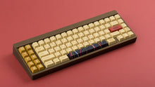 Load image into Gallery viewer, C-3PO keycaps on a brown keyboard