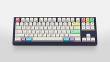 Load image into Gallery viewer, Cherry Milkshake on a purple NK87 keyboard centered