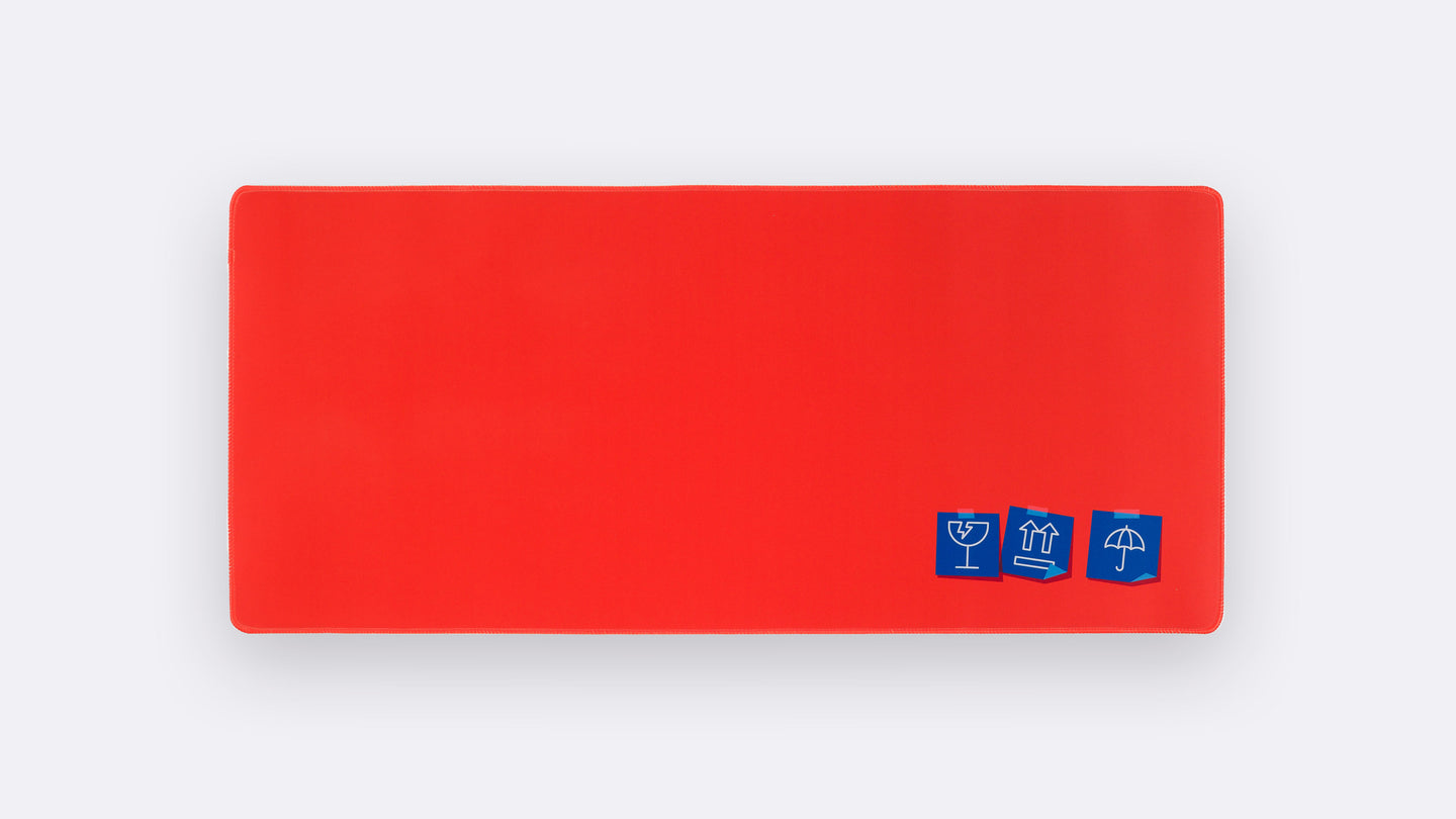 Parcel Red Deskpad
