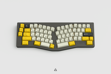 Load image into Gallery viewer, GMK CYL Serika 2 on a gray keyboard centered