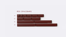 Load image into Gallery viewer, render of JTK Classic FC R2 red spacebars kit